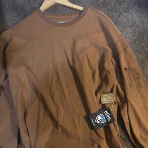 Kuhl Brown Long Sleeve Shirt